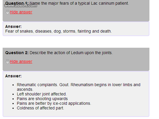 Remedy Quiz For Materia Medica Quiz-48