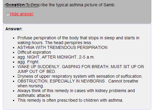 Remedy Quiz For Materia Medica Quiz-100